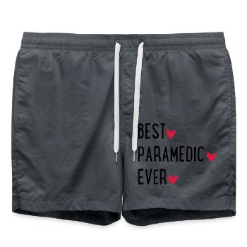 paramedic - Swim Trunks - anthracite - Front - AI Model Male 185 light (185cm)