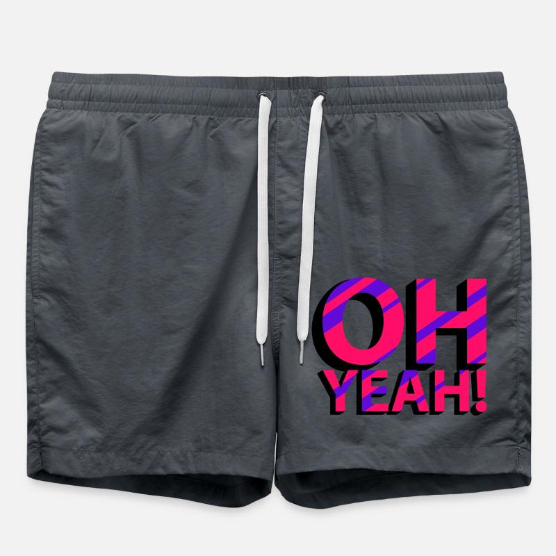 OH YES! - Swim Trunks - anthracite