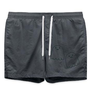 Des fantômes heureux et tristes - Short de bain - charbon - Devant - AI Model Male 185 light (185cm)