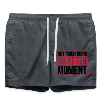 Not much going on - Badeshorts - Anthrazit - Vorne - AI Model Male 185 light (185cm)