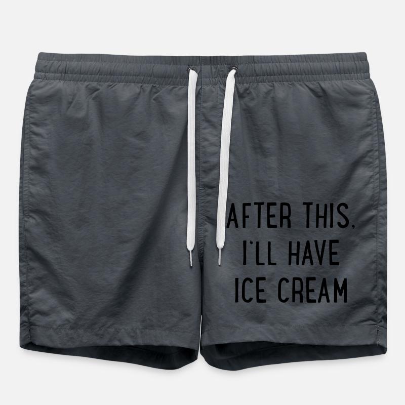 Eis - Badeshorts - Anthrazit