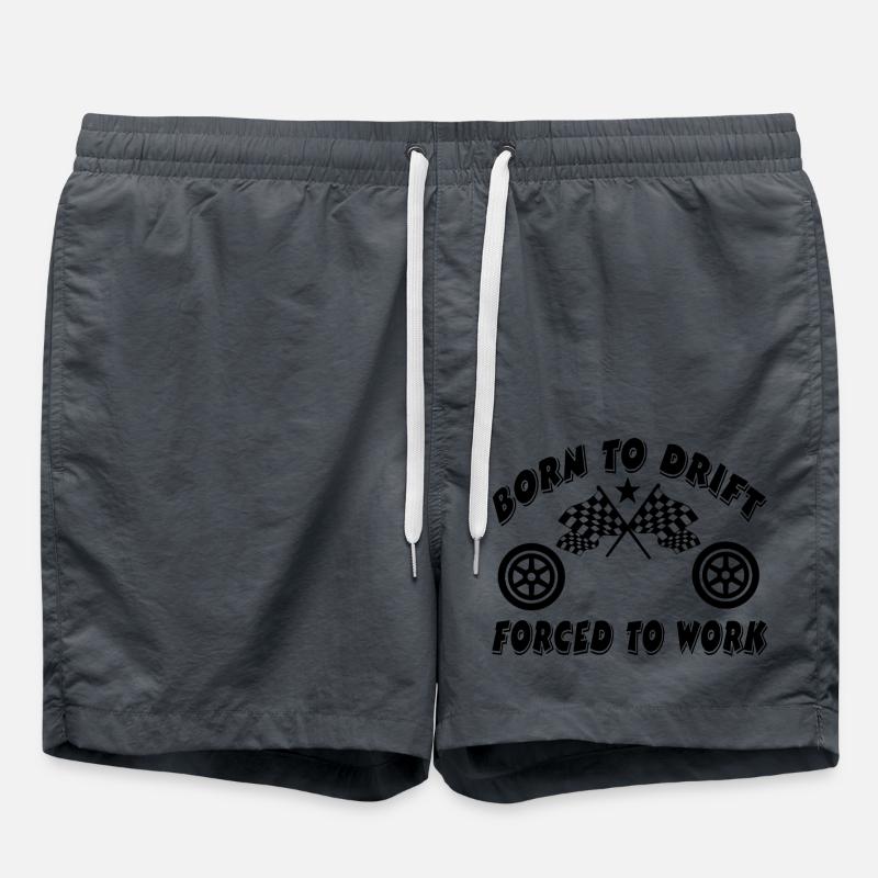 Auto - Badeshorts - Anthrazit