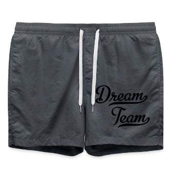 Dream Team - Badeshorts - Anthrazit - Vorne - AI Model Male 185 light (185cm)