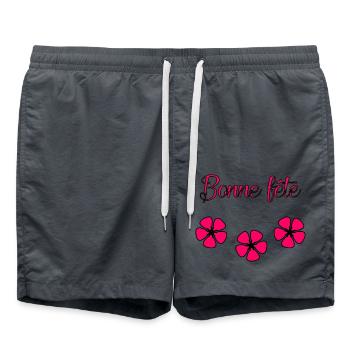 BONNE FÊTE MAMAN. MAMAN. FÊTE DES MÈRES. JE T'AIME - Short de bain - charbon - Devant - AI Model Male 185 light (185cm)
