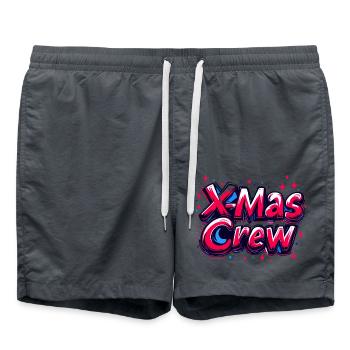 Noël de l’équipage de Noël - Short de bain - charbon - Devant - AI Model Male 185 light (185cm)