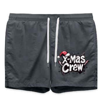 Équipage de Noël - Short de bain - charbon - Devant - AI Model Male 185 light (185cm)