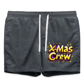 Noël de l’équipage de Noël - Short de bain - charbon - Devant - AI Model Male 185 light (185cm)