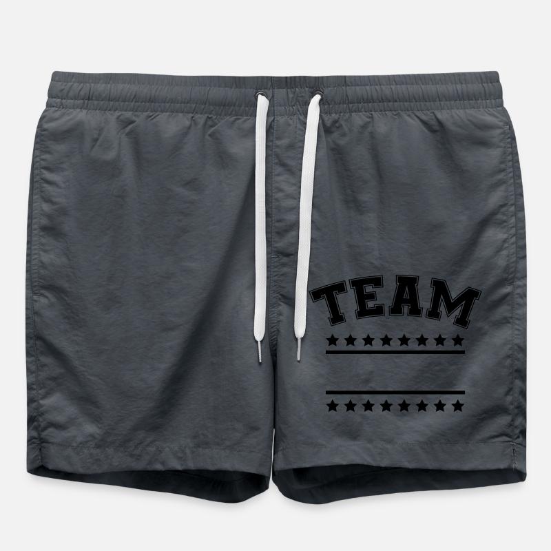 team - Badeshorts - Anthrazit