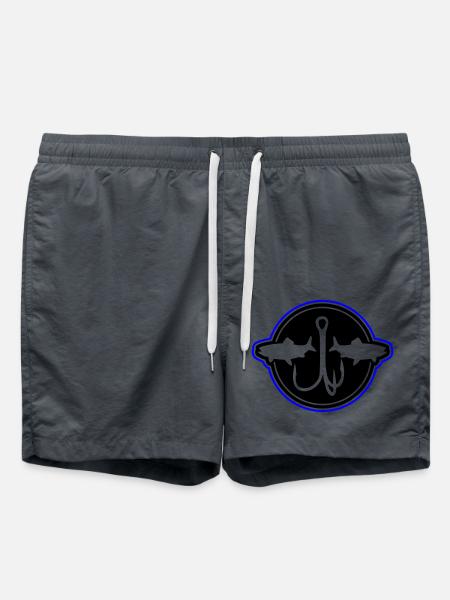 Fish Fishing Fishing Hooks - Swim Trunks - anthracite