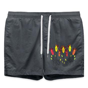 Fleur - Short de bain - charbon - Devant - AI Model Male 185 light (185cm)