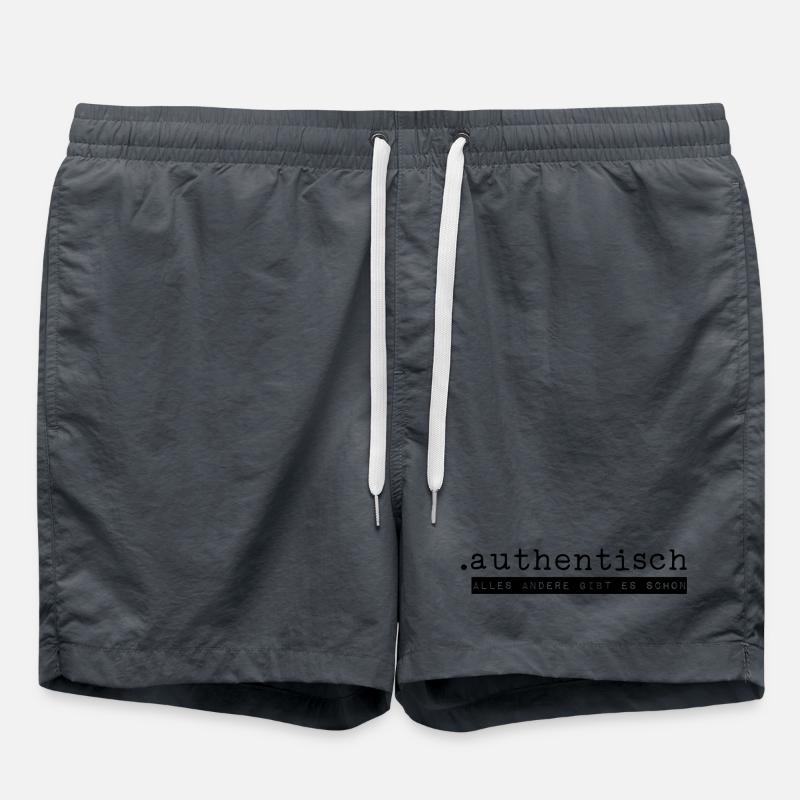 .authentic - Swim Trunks - anthracite