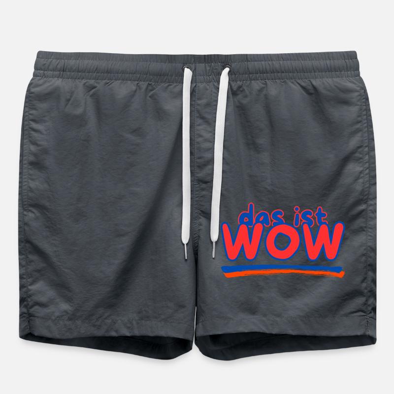 that's WOW - Swim Trunks - anthracite
