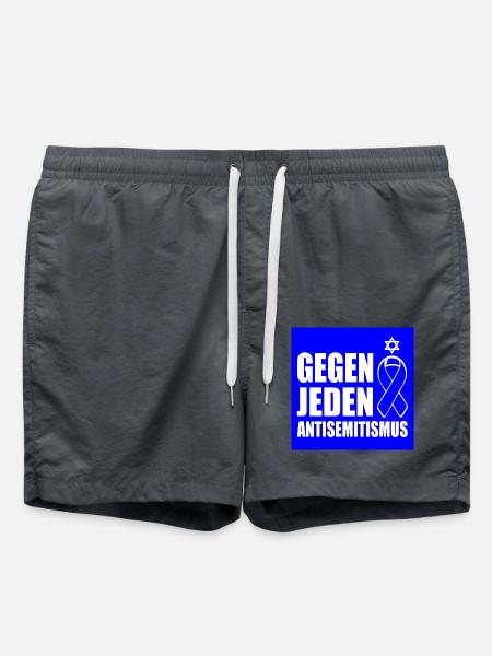 Gegen jeden antisemitismus - Badeshorts - Anthrazit