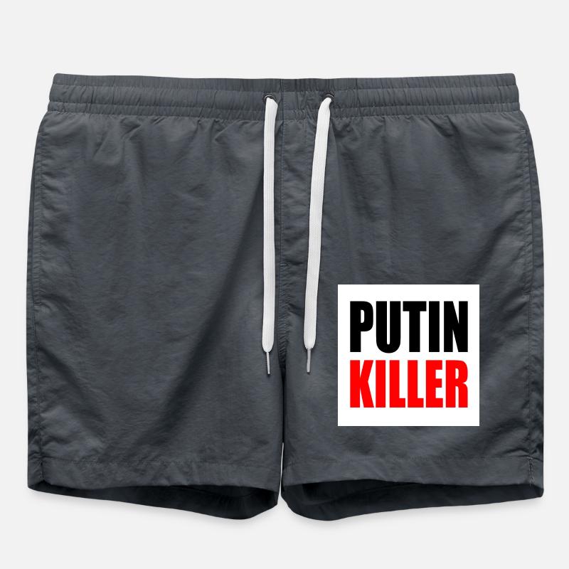 Putin killer - Short de bain - charbon