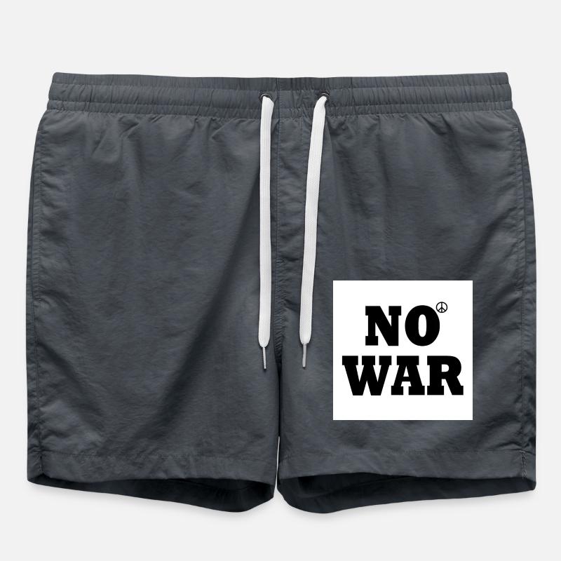 No war - Short de bain - charbon