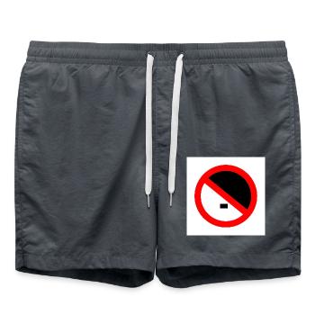 Vers la droite - Short de bain - charbon - Devant - AI Model Male 185 light (185cm)