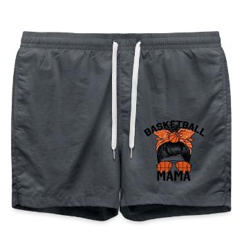 Maman basketteuse - Short de bain - charbon - Devant - AI Model Male 185 light (185cm)
