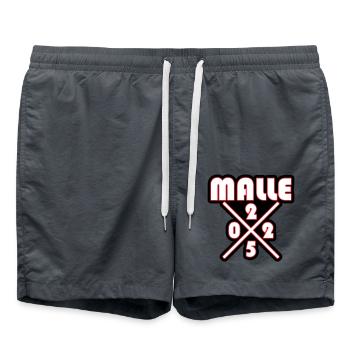 Malle 2025 - Badeshorts - Anthrazit - Vorne - AI Model Male 185 light (185cm)