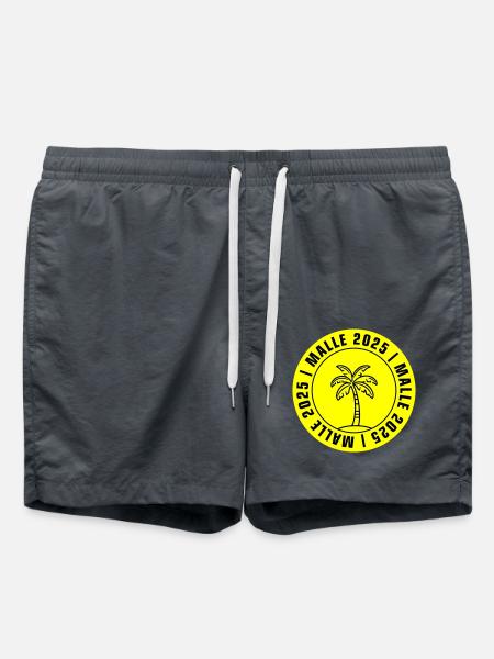 Malle 2025 Palme - Badeshorts - Anthrazit