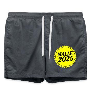 Malle 2025 - Short de bain - charbon - Devant - AI Model Male 185 light (185cm)