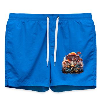 Mushroom Dream - Swim Trunks - cobalt blue - Front