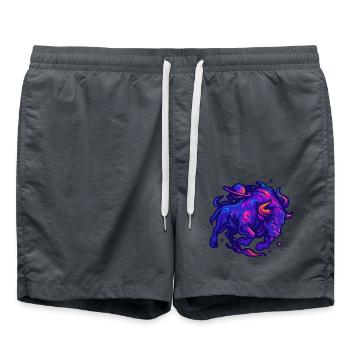 Kosmos Bison - Short de bain - charbon - Devant - AI Model Male 185 light (185cm)