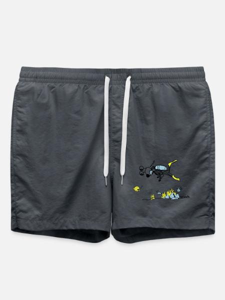 Matrechi loves diving - Swim Trunks -