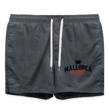 Majorque 2025 Couronne - Short de bain - charbon - Devant - AI Model Male 185 light (185cm)