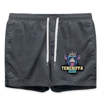 Tenerife 2025 Singe - Short de bain - charbon - Devant - AI Model Male 185 light (185cm)