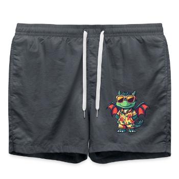 Dragon Cool Summer - Short de bain - charbon - Devant - AI Model Male 185 light (185cm)