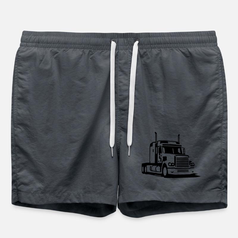 lkw_2 - Short de bain - charbon