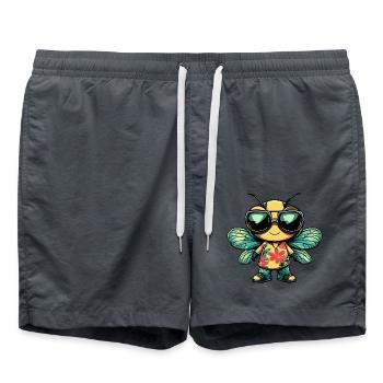 Libellule Cool Summer - Short de bain - charbon - Devant - AI Model Male 185 light (185cm)
