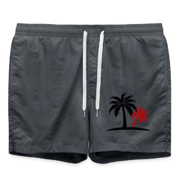 Île Palm - Short de bain - charbon - Devant - AI Model Male 185 light (185cm)