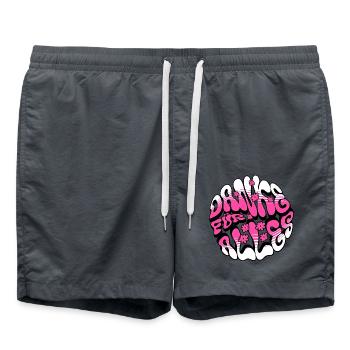 Danke für alles - Badeshorts - Anthrazit - Vorne - AI Model Male 185 light (185cm)
