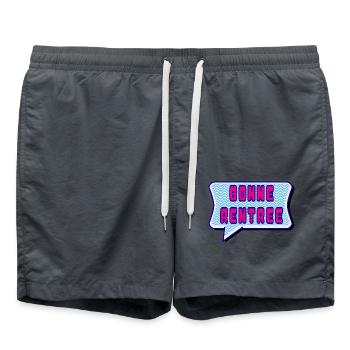 ZURÜCKKEHREN - Badeshorts - Anthrazit - Vorne - AI Model Male 185 light (185cm)