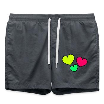 CHRISTMAS. YEAR. ANNIVERSARY. RETIREMENT. DAD. MAMAM. - Swim Trunks - anthracite - Front - AI Model Male 185 light (185cm)