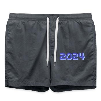 2024 - Short de bain - charbon - Devant - AI Model Male 185 light (185cm)