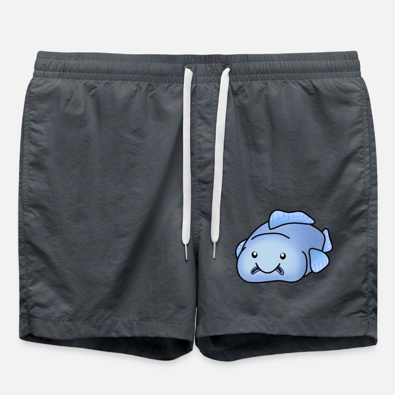 Blobfish bleu - Short de bain - charbon