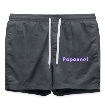 BONNE FÊTE PAPA. PAPA. FÊTE DES PÈRES. PÈRE - Short de bain - charbon - Devant - AI Model Male 185 light (185cm)