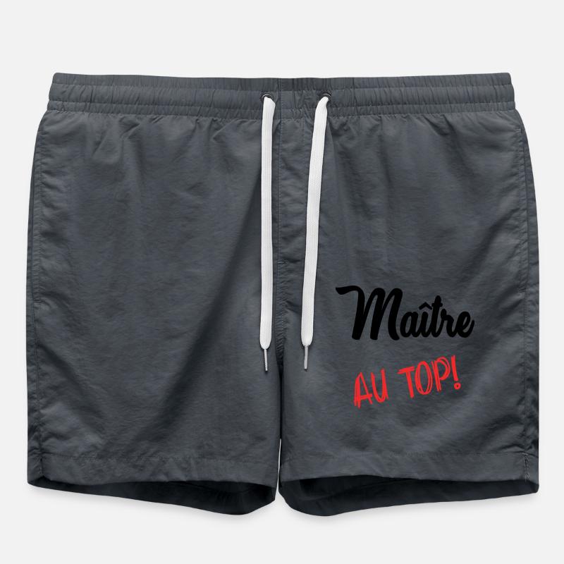MAÎTRE. MAITRE - Short de bain - charbon