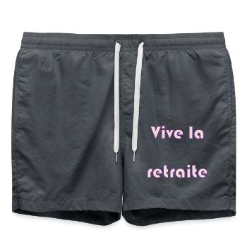 RETRAITE. RETRAITE. RETRAITEE. RETRAITE. BEST - Short de bain - charbon - Devant - AI Model Male 185 light (185cm)