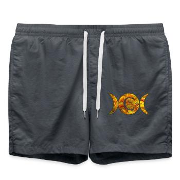 mondphasen e 38 c - Badeshorts - Anthrazit - Vorne - AI Model Male 185 light (185cm)