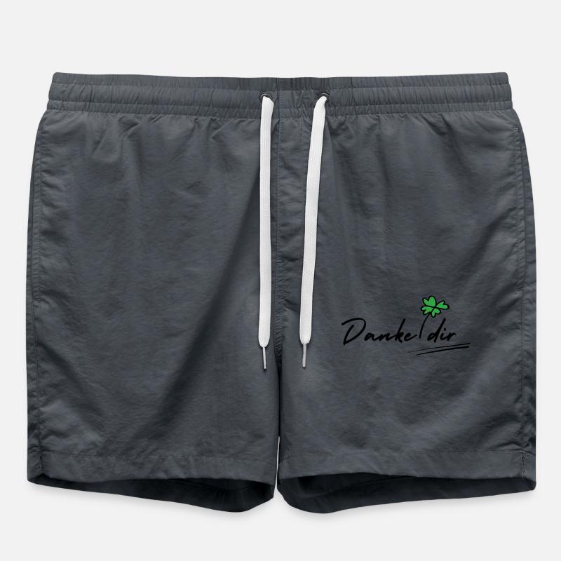 Danke dir - Badeshorts - Anthrazit