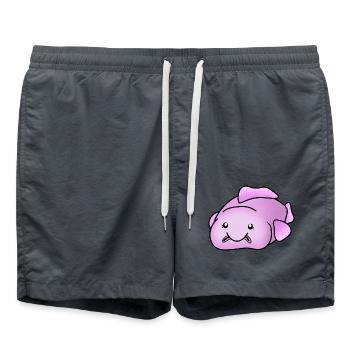 Blobfish, mignon poisson moche - Short de bain - charbon - Devant - AI Model Male 185 light (185cm)