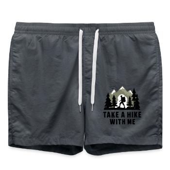 Wandern Wanderer Faites une randonnée avec moi - Short de bain - charbon - Devant - AI Model Male 185 light (185cm)