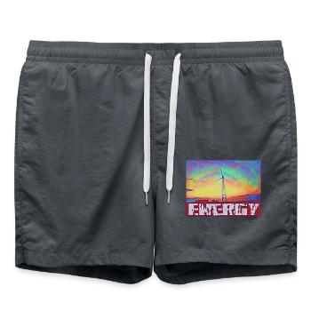 Energy - Swim Trunks - anthracite - Front - AI Model Male 185 light (185cm)