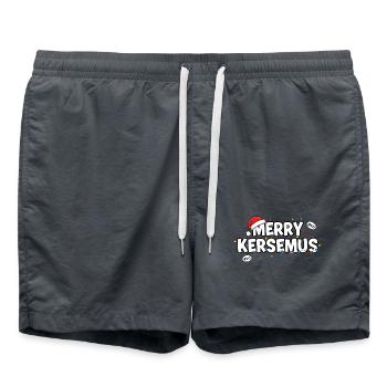 Joyeux Noël Kersemus Rotterdam - Short de bain - charbon - Devant - AI Model Male 185 light (185cm)