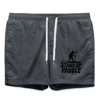 SUP Stand Up Paddle - Badeshorts - Anthrazit - Vorne - AI Model Male 185 light (185cm)