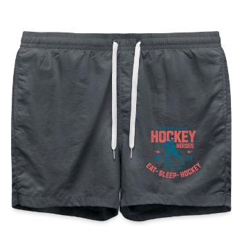 Hockey Heroes - Swim Trunks - anthracite - Front - AI Model Male 185 light (185cm)