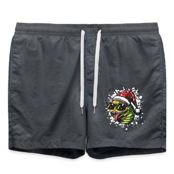 Ver Noël Drôle - Short de bain - charbon - Devant - AI Model Male 185 light (185cm)
